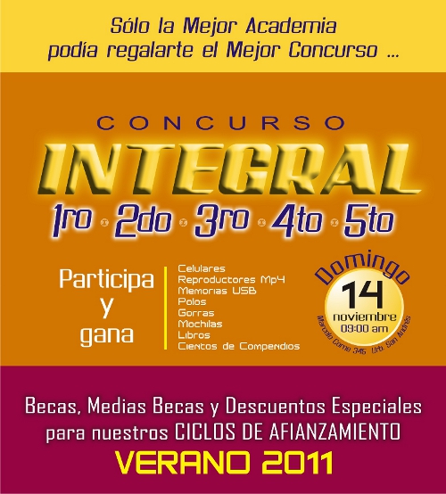 Concurso Integral 2010 