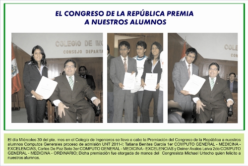 Premiación Congreso