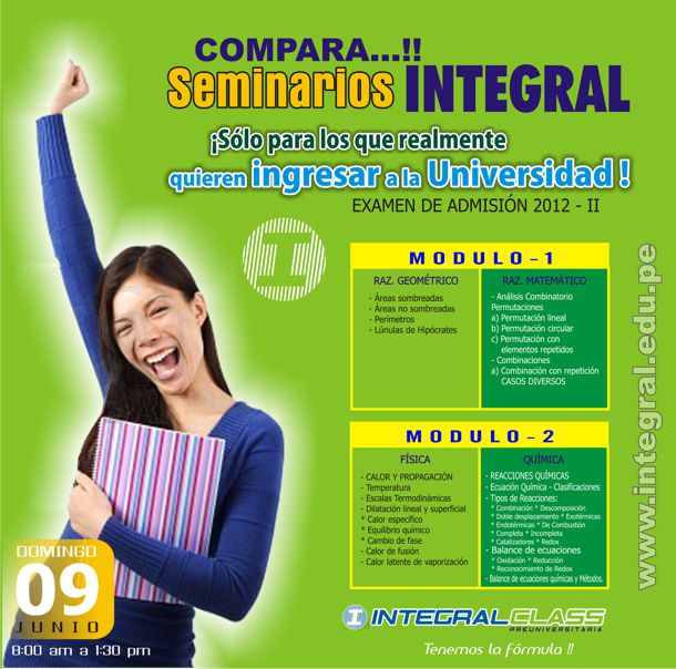 1ER SEMINARIO INTEGRAL