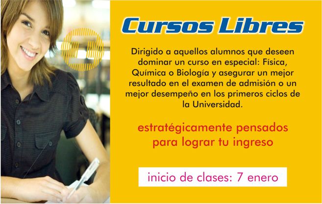 CURSOS LIBRES