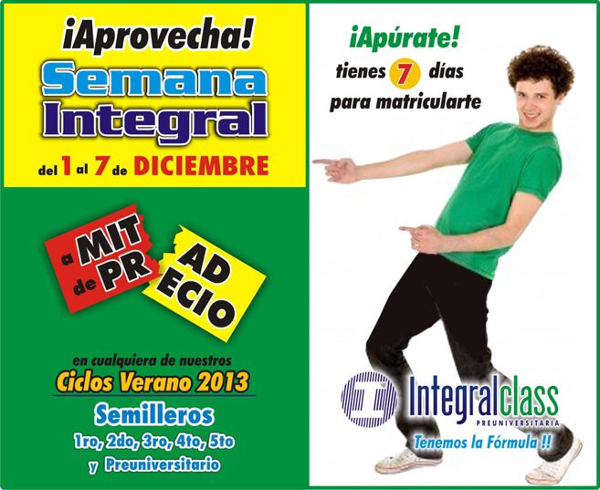 SEMANA INTEGRAL 2012