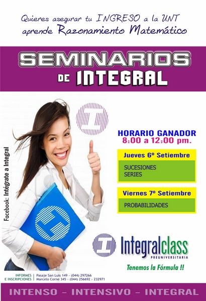 SEMINARIOS DE INTEGRAL