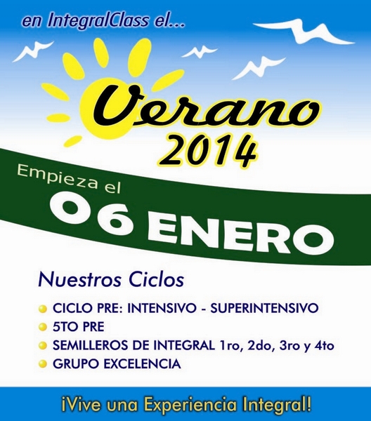  INICIO DE CICLOS VERANO 2014 