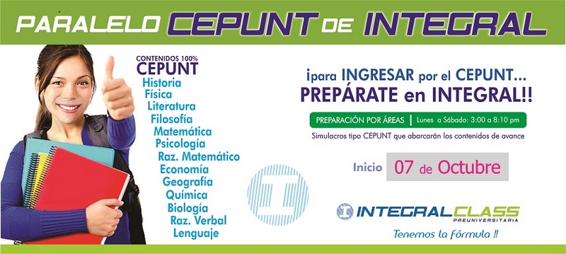  CICLO PARALELO CEPUNT 2014-II 