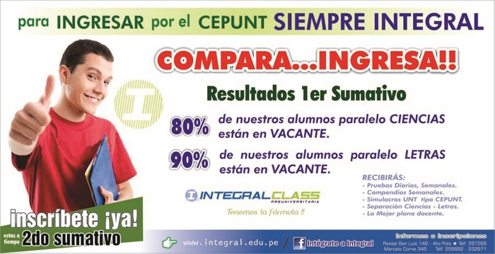  COMPARA!! RESULTADOS QUE SOLO INTEGRAL PUEDE CELEBRAR!! 