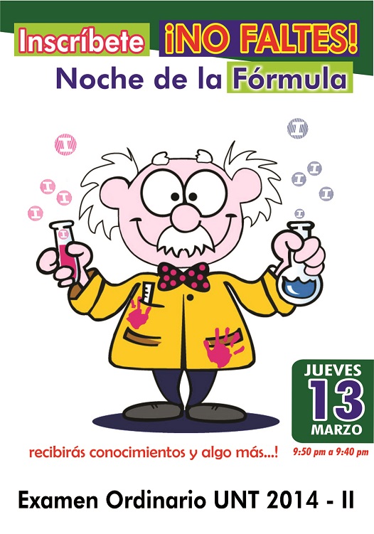  ¡TE ESPERAMOS ¡GRAN NOCHE DE LA FORMULA! ... NO FALTES 