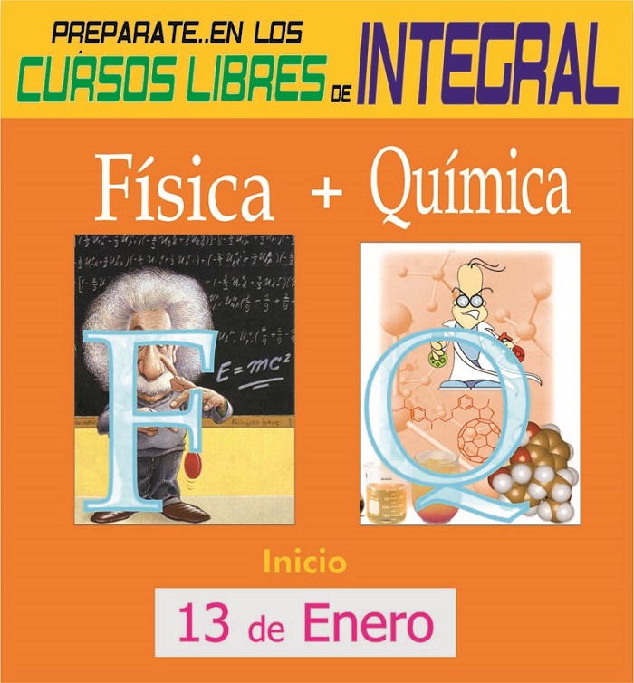  PREPÁRATE EN LOS CURSOS LIBRES DE INTEGRAL 