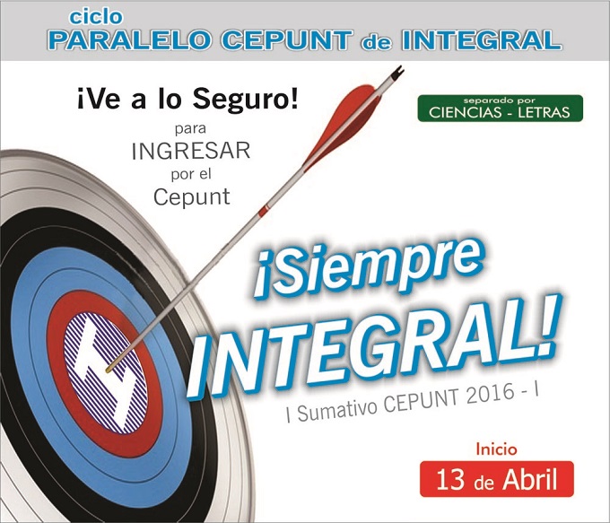  ¡ASEGURA TU INGRESO POR EL CEPUNT! 