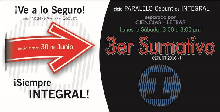  3ER SUMATIVO CEPUNT 2016 - I 