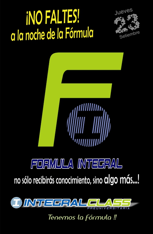 La noche de la formula